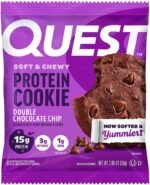 Quest Nutrition Double Chocolate Chip Protein Cookie, 12 Count - Image 5