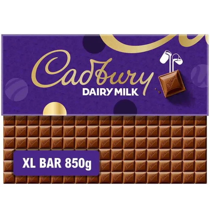 cdm_850g_mob_opt_no_roundel Cadbury Dairy Milk Chocolate Bar, 850 G - Image 1