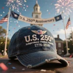 🔥Celebrates the U.S. 250thAnniversary Retro WashedCap - Image 2
